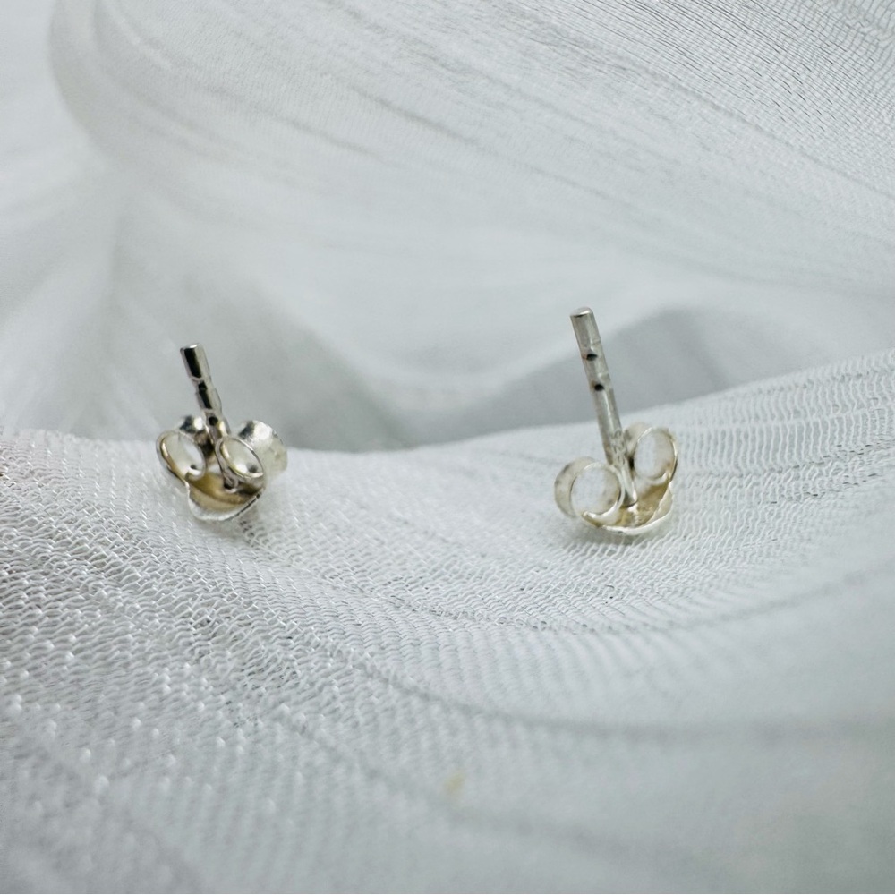 S925 Mixed Gemstone Butterfly Earrings - Picture 3 of 3